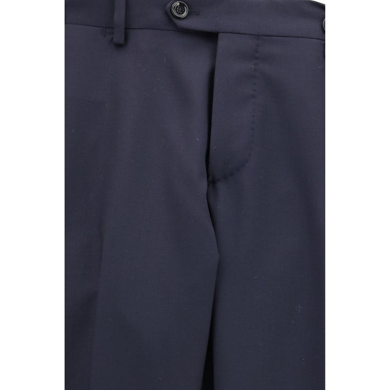 Ensemble deux pièces en laine polaire bleue Lardini