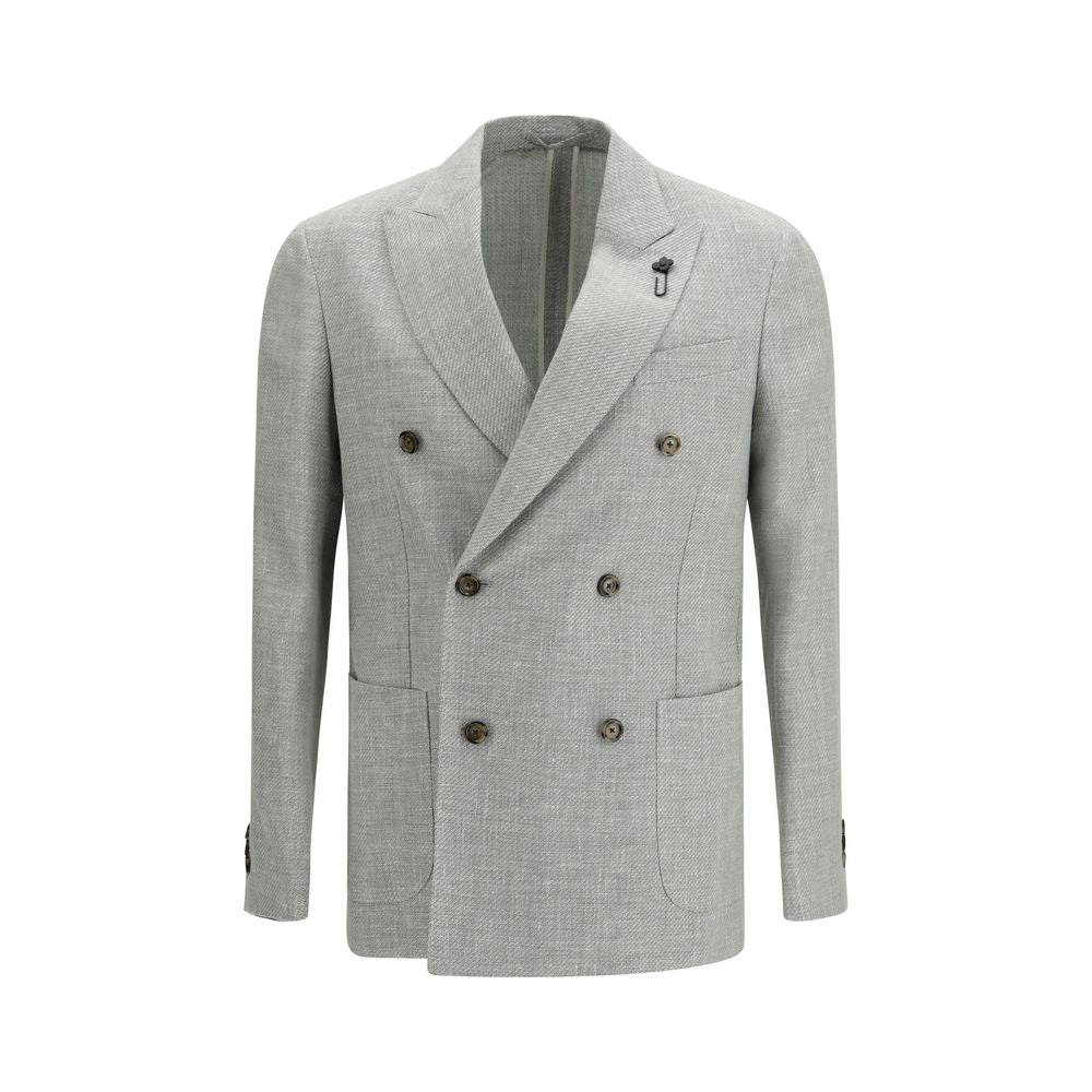 Lardini Bicolor Wool Blazer for Men