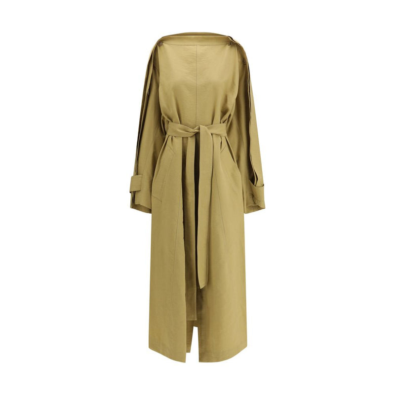 Petar Petrov Beige Lyocell Trench Coat for Women
