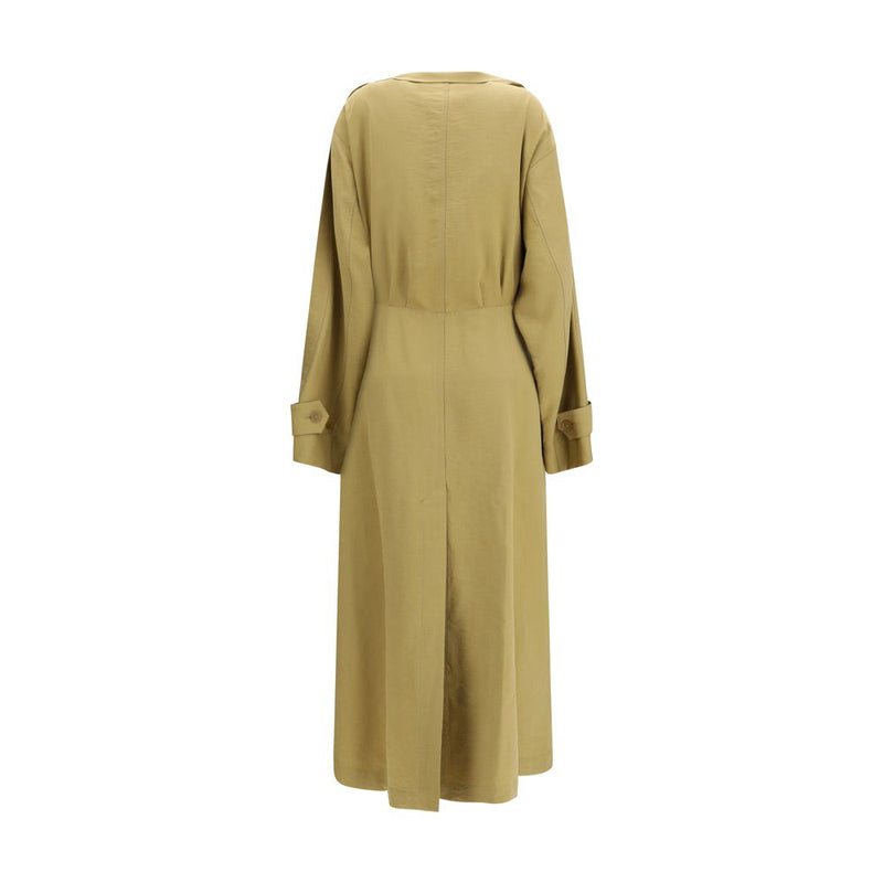 Petar Petrov Beige Lyocell Trench Coat for Women