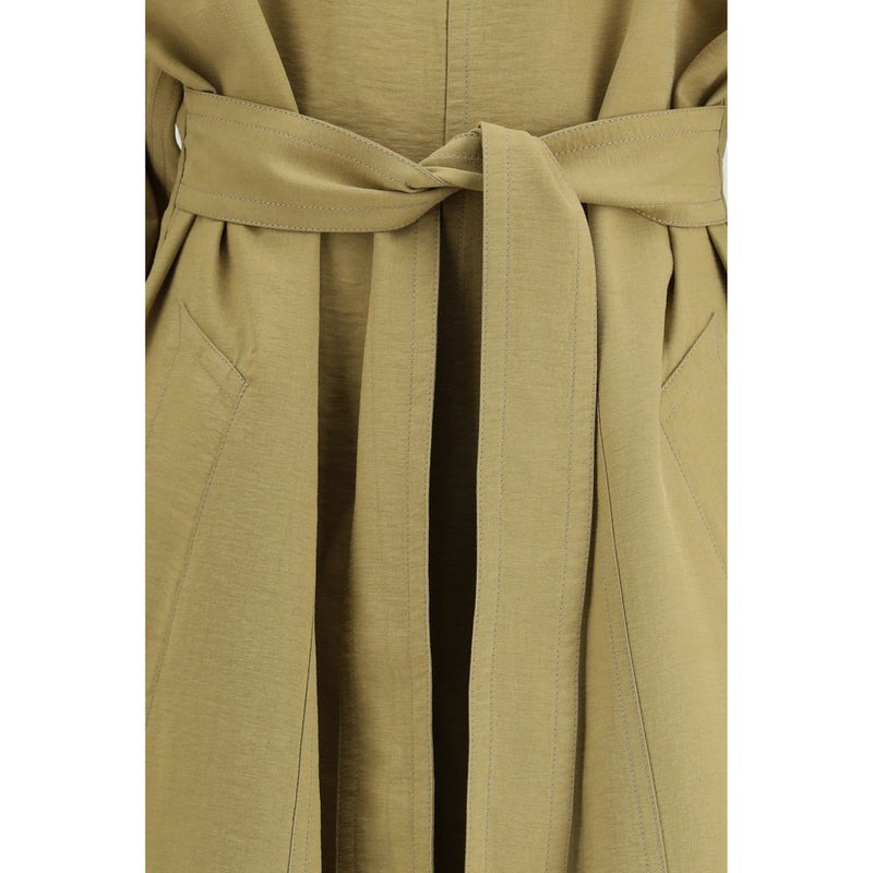 Petar Petrov Beige Lyocell Trench Coat for Women