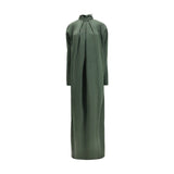 Petar Petrov Bicolor Silk Casual Dress - Jaguar Green
