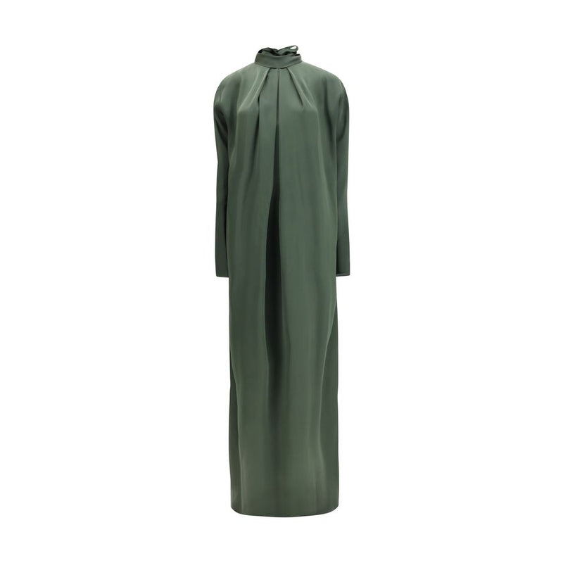 Petar Petrov Bicolor Silk Casual Dress - Jaguar Green