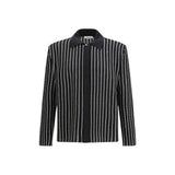 Gilet en coton noir Jil Sander