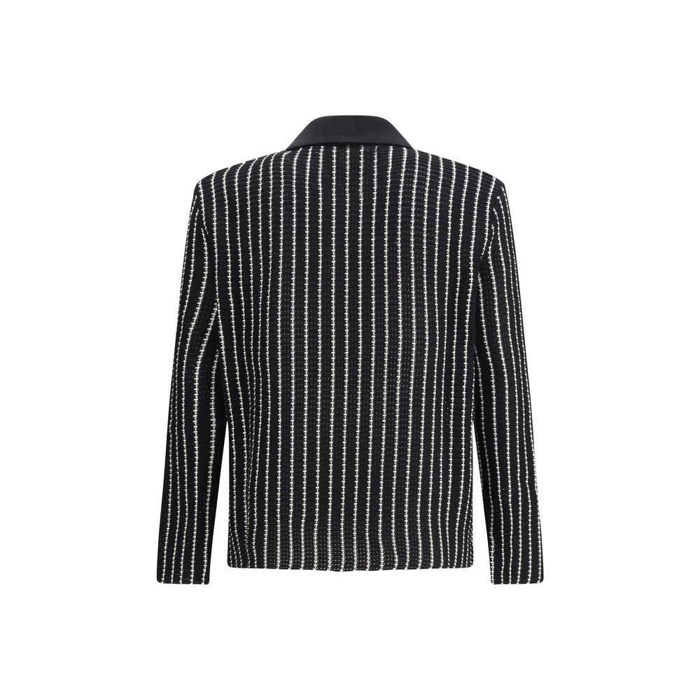 Gilet en coton noir Jil Sander