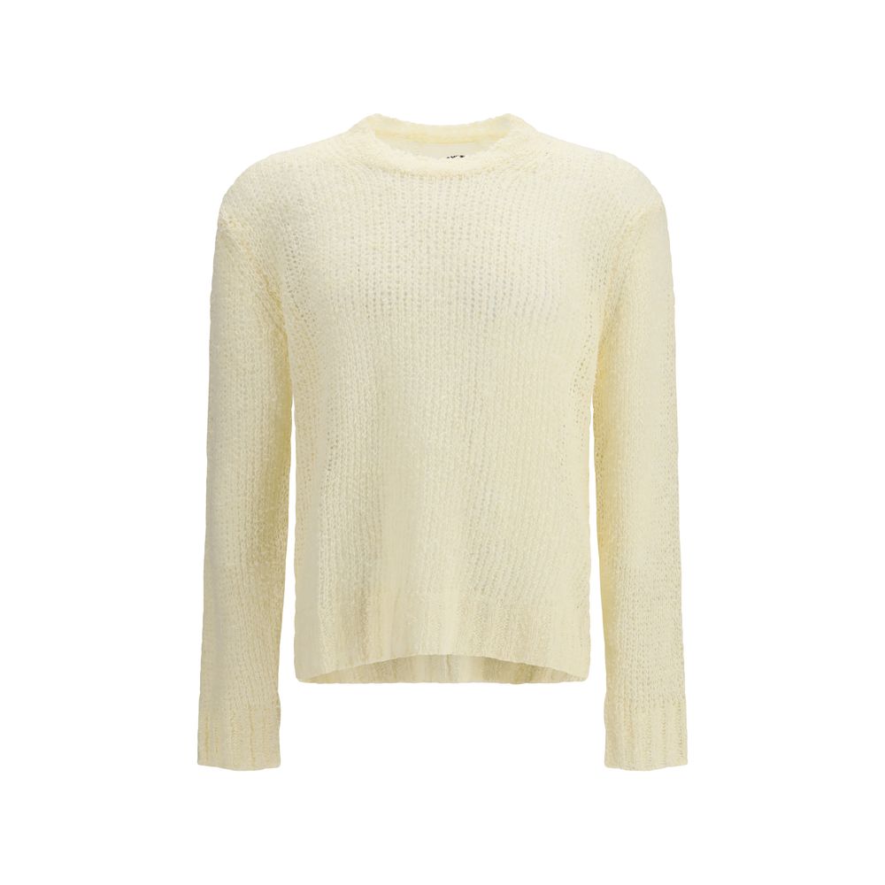 Sweat-shirt bicolore en lin Jil Sander