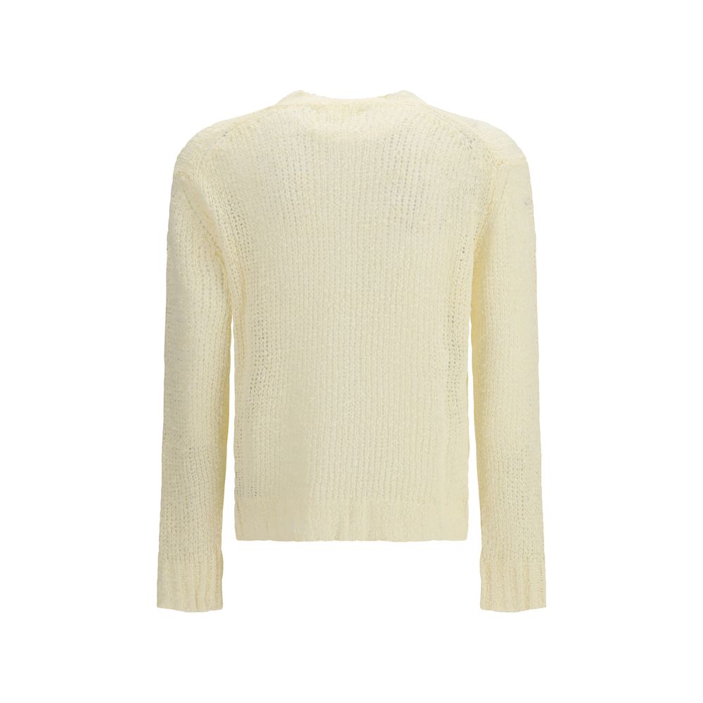 Sweat-shirt bicolore en lin Jil Sander