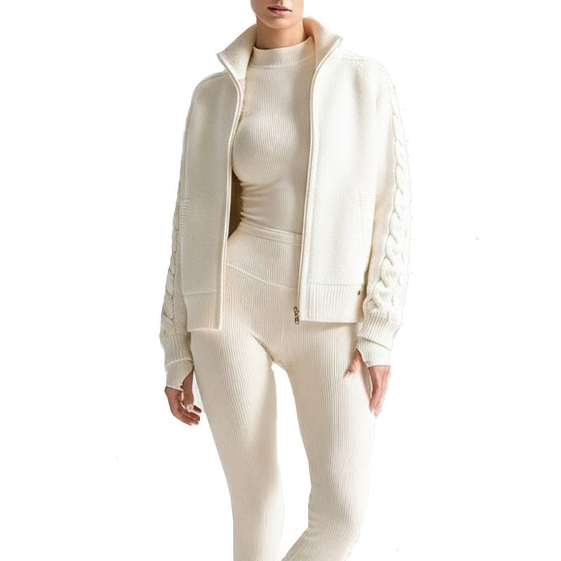 Herno White Cashmere Cardigan for Women - Luxurious Comfort