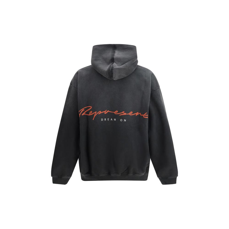 Represent Gray Cotton Sweatshirt - Chrome Flight Hoodie