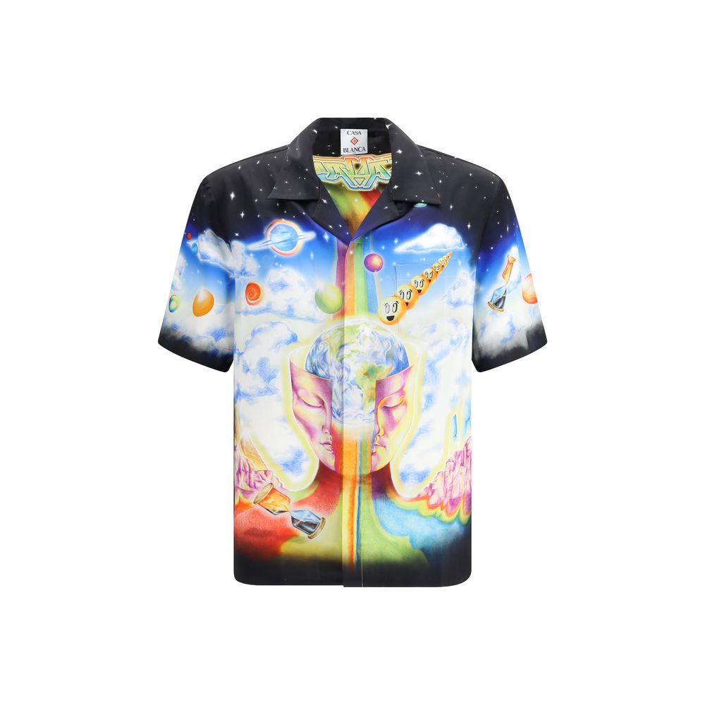 Casablanca Multicolor Silk Pattern Shirt - SS26