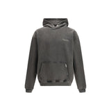 Represent Gray Cotton Sweatshirt with Iconic Monogram