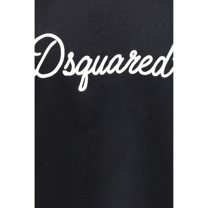 Sweat-shirt en coton noir Dsquared²