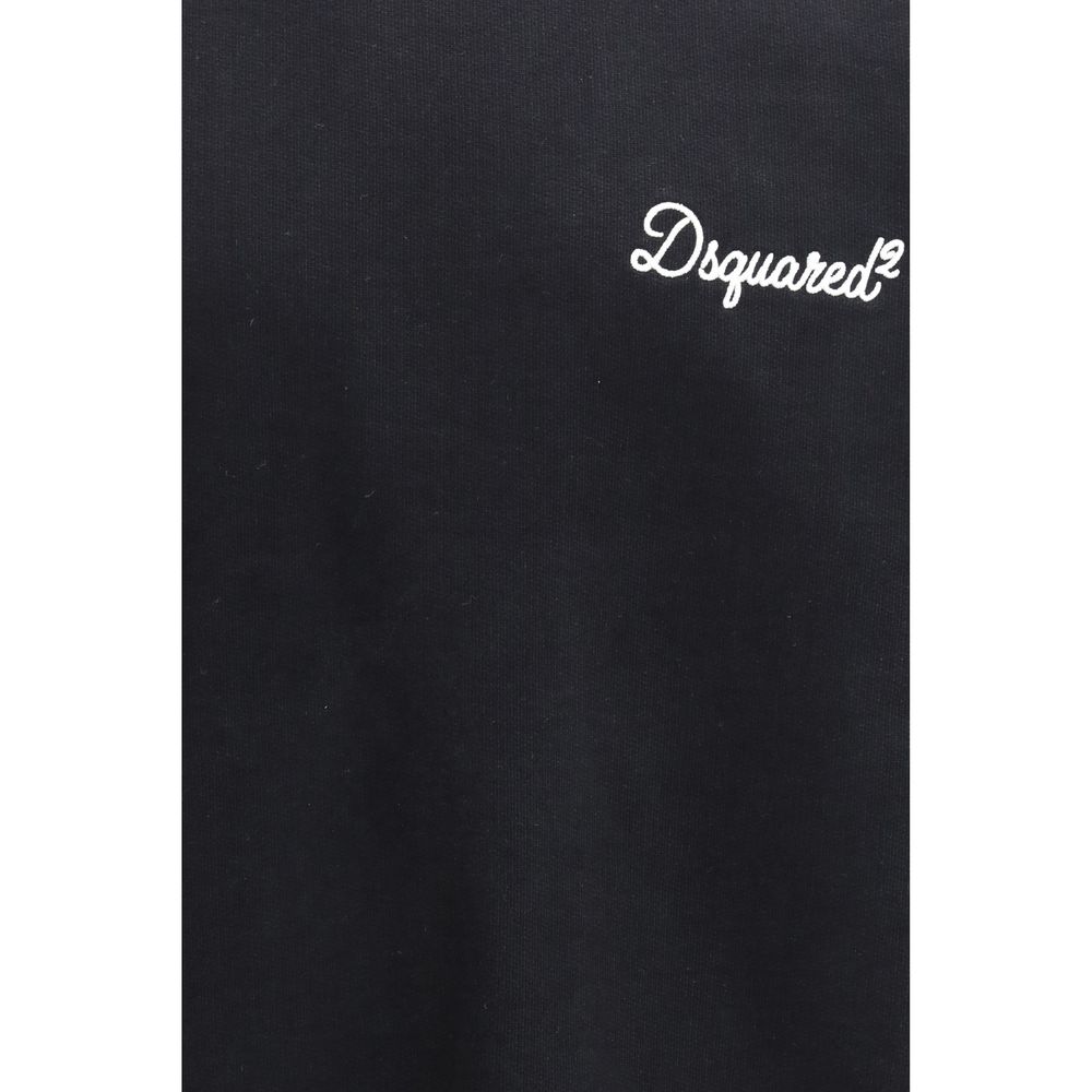 Dsquared² Black Cotton Sweatshirt - Signature Relax Fit