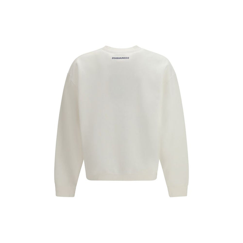 Dsquared² Witte Katoenen Sweatshirt