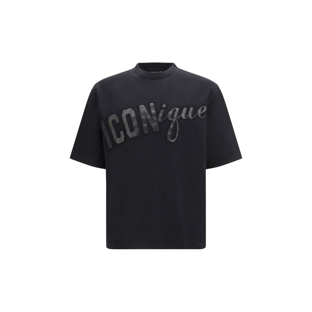 Dsquared² Iconique Black Cotton T-Shirt for Men