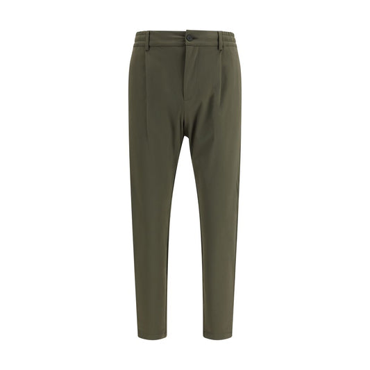 Cruna Bicolor Polyester Casual Pants - Tapered Fit