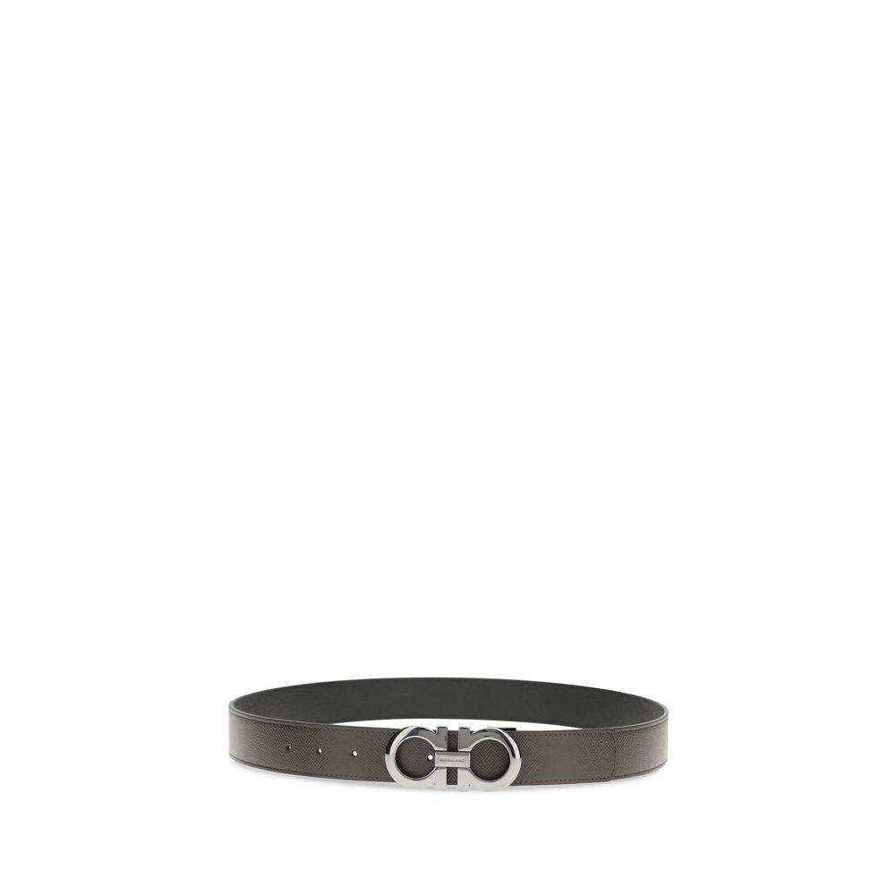 Ceinture Ferragamo Bos Taurus en cuir de veau marron
