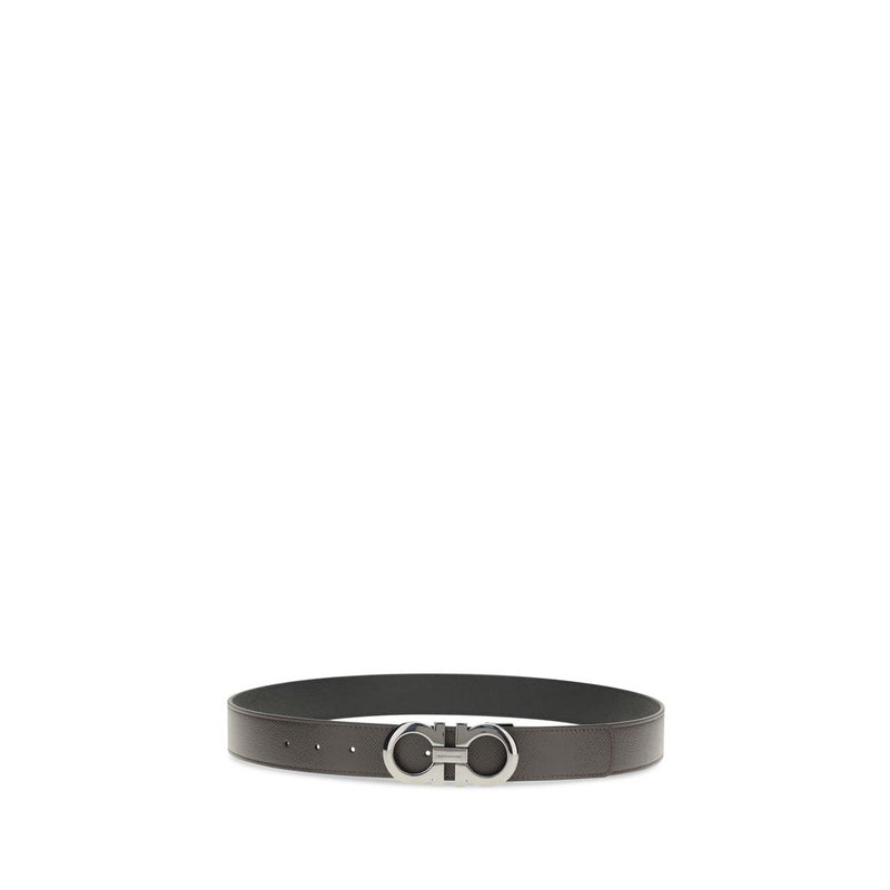 Ceinture Ferragamo Bos Taurus en cuir de veau marron