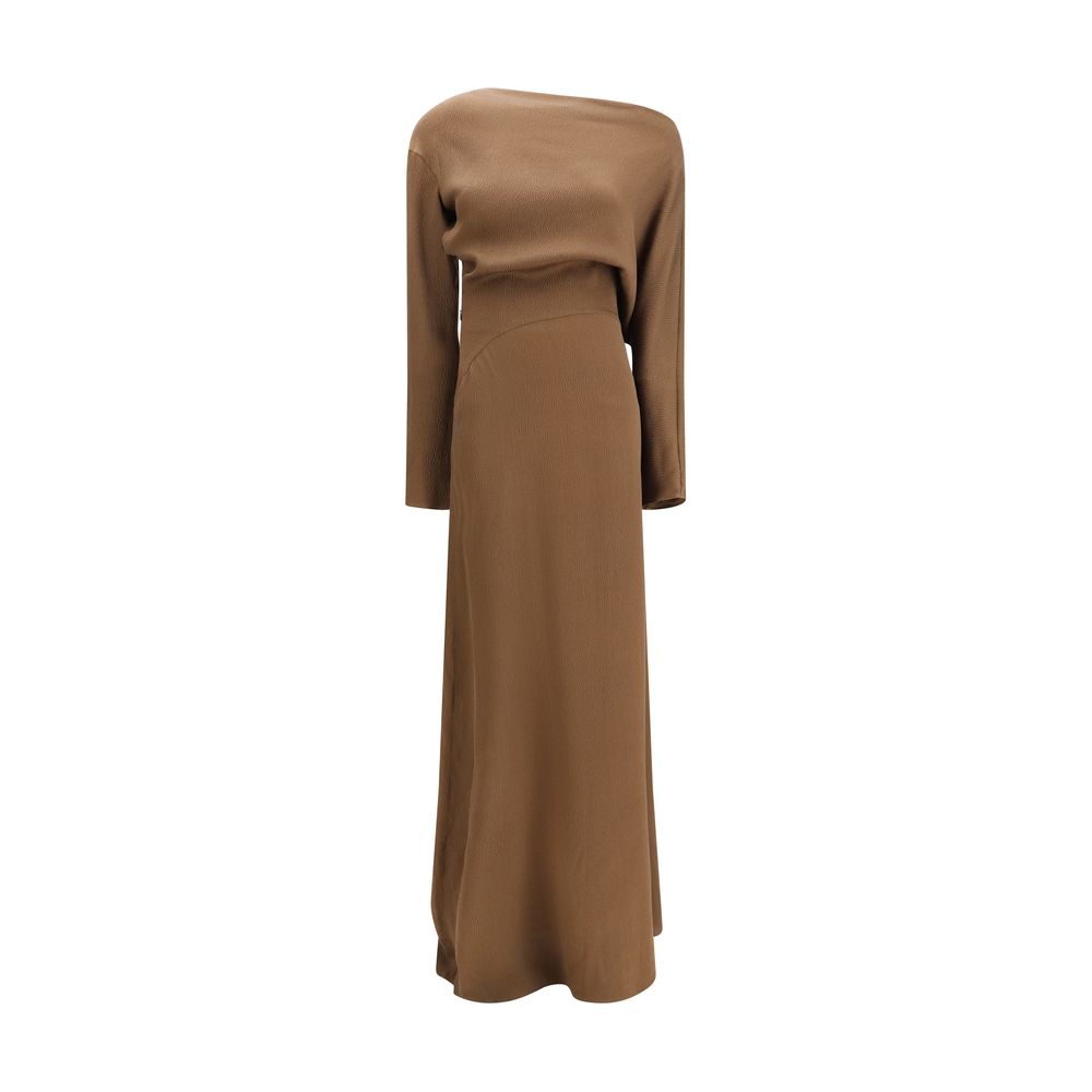 Petar Petrov Brown Silk Casual Dress - Contemporary Elegance