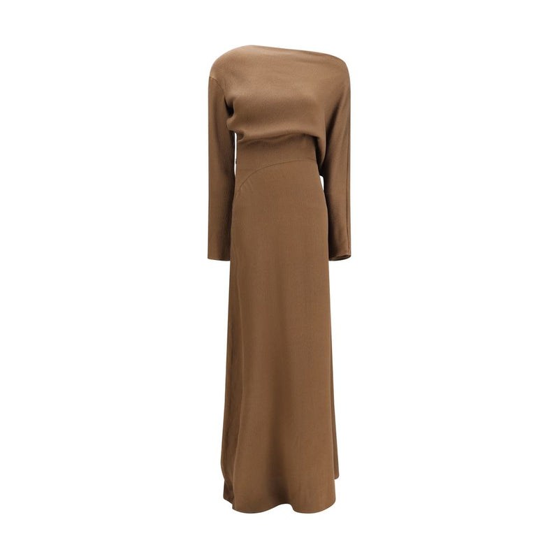 Petar Petrov Brown Silk Casual Dress - Contemporary Elegance