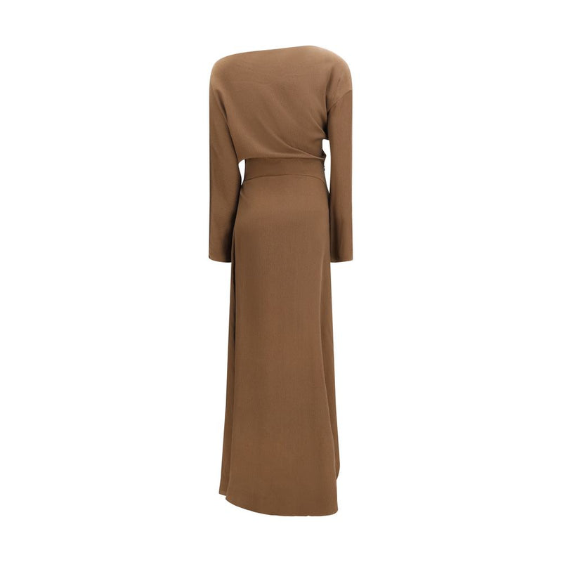 Petar Petrov Brown Silk Casual Dress - Contemporary Elegance