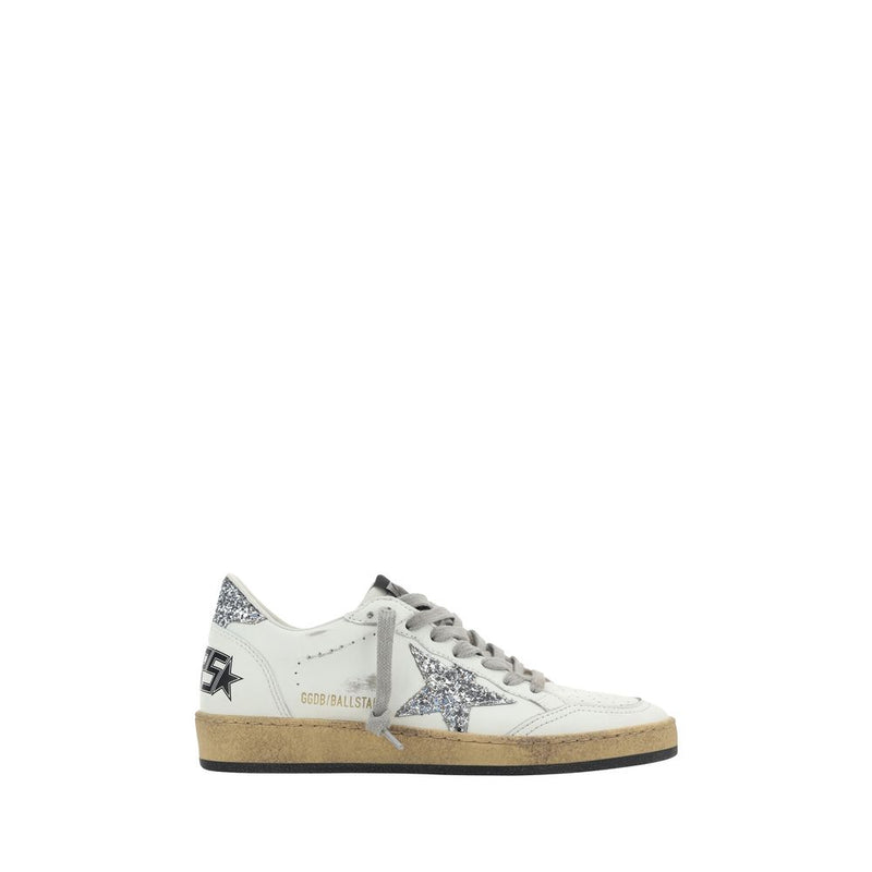 Baskets Golden Goose en chèvre blanc