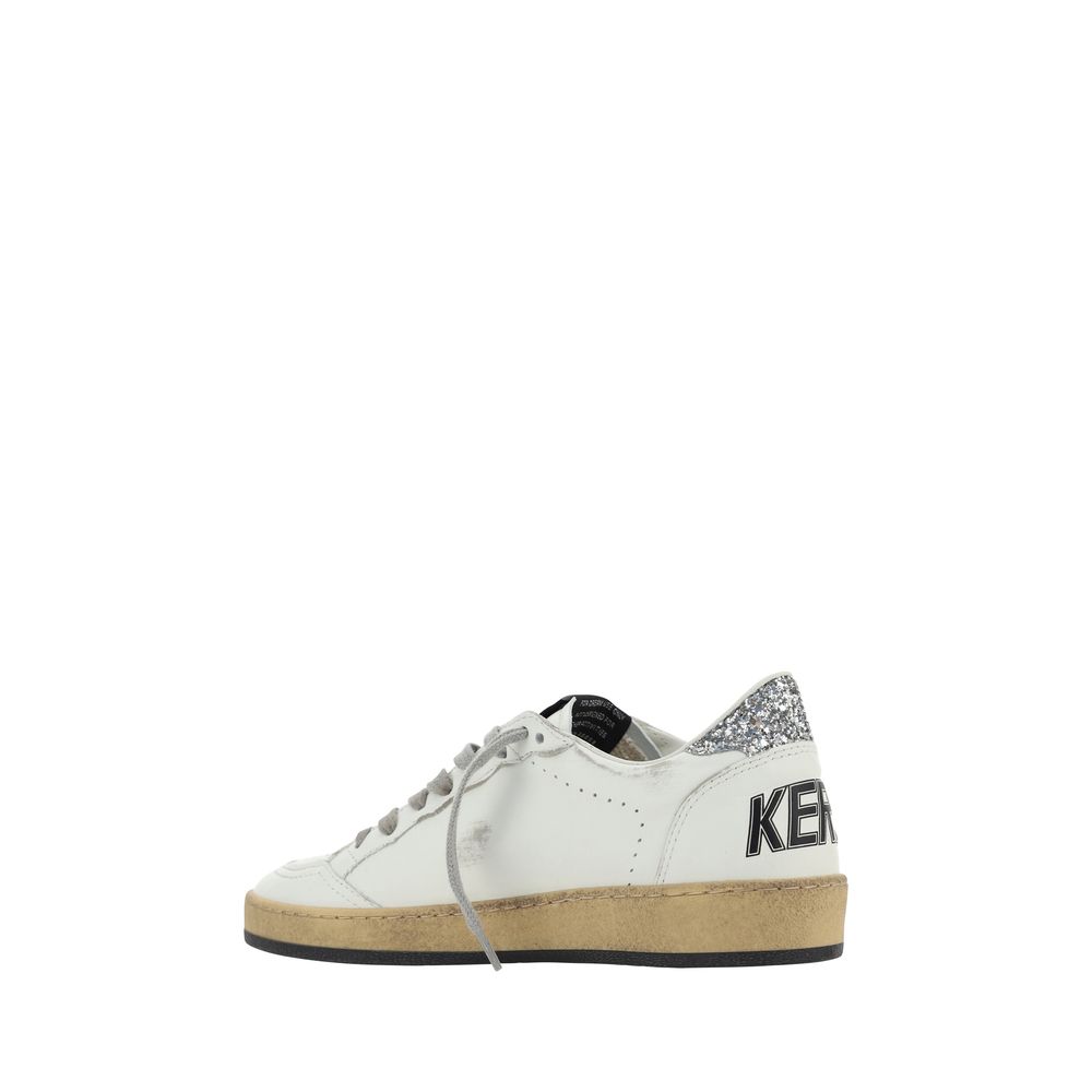 Baskets Golden Goose en chèvre blanc