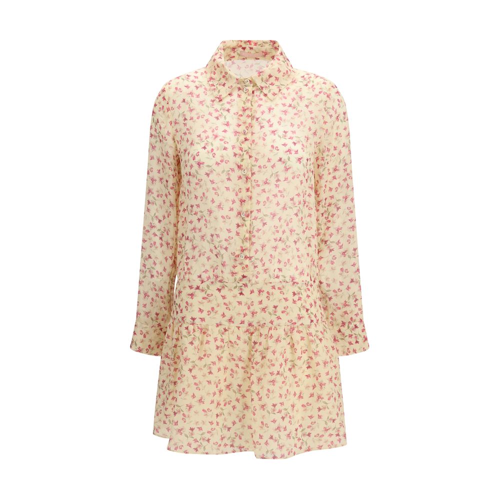 Kristina Ti Multicolor Ramie Chemisier Dress for Women