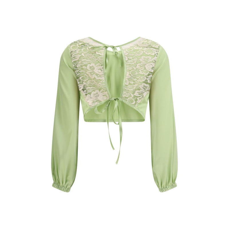 Kristina Ti Bicolor Silk Blouse for Women - Elegant and Versatile