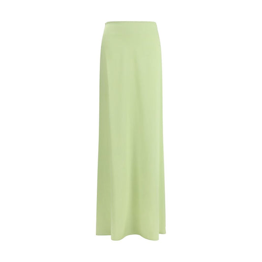 Kristina Ti Bicolor Silk Long Skirt - Élégance Intemporelle