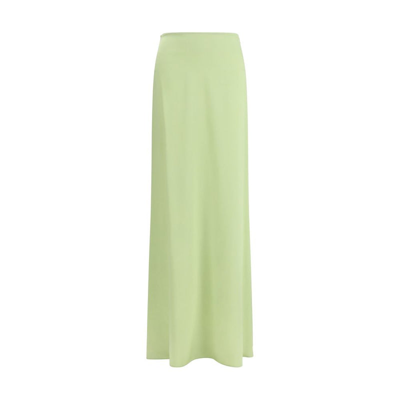 Kristina Ti Bicolor Silk Long Skirt - Élégance Intemporelle