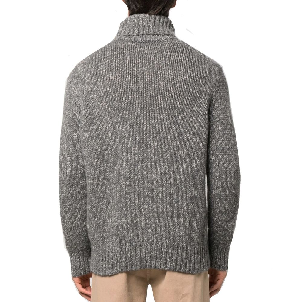 Brunello Cucinelli Gray Cashmere Sweater for Men
