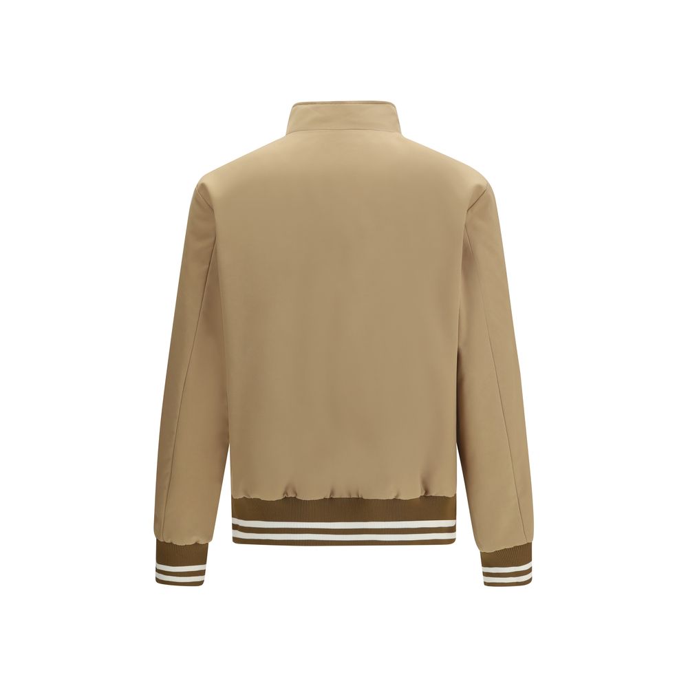 Bomber Moncler beige en polyester