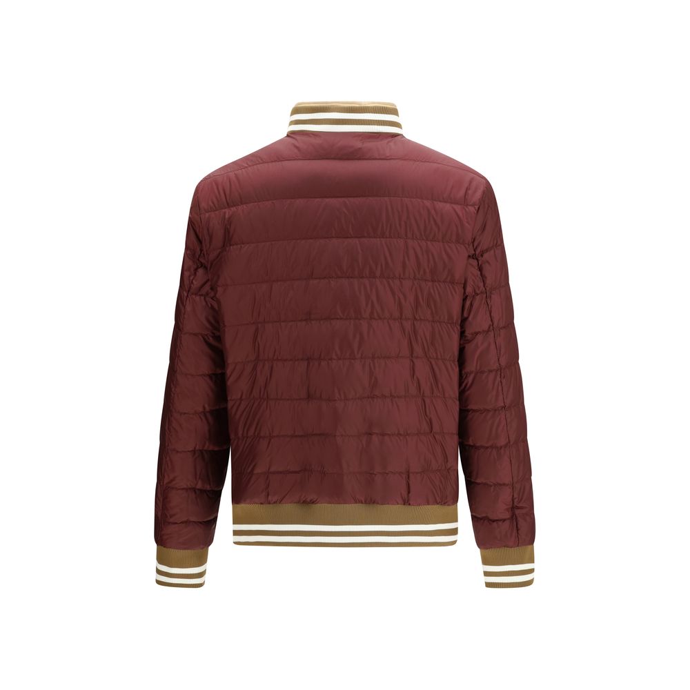 Bomber Moncler beige en polyester