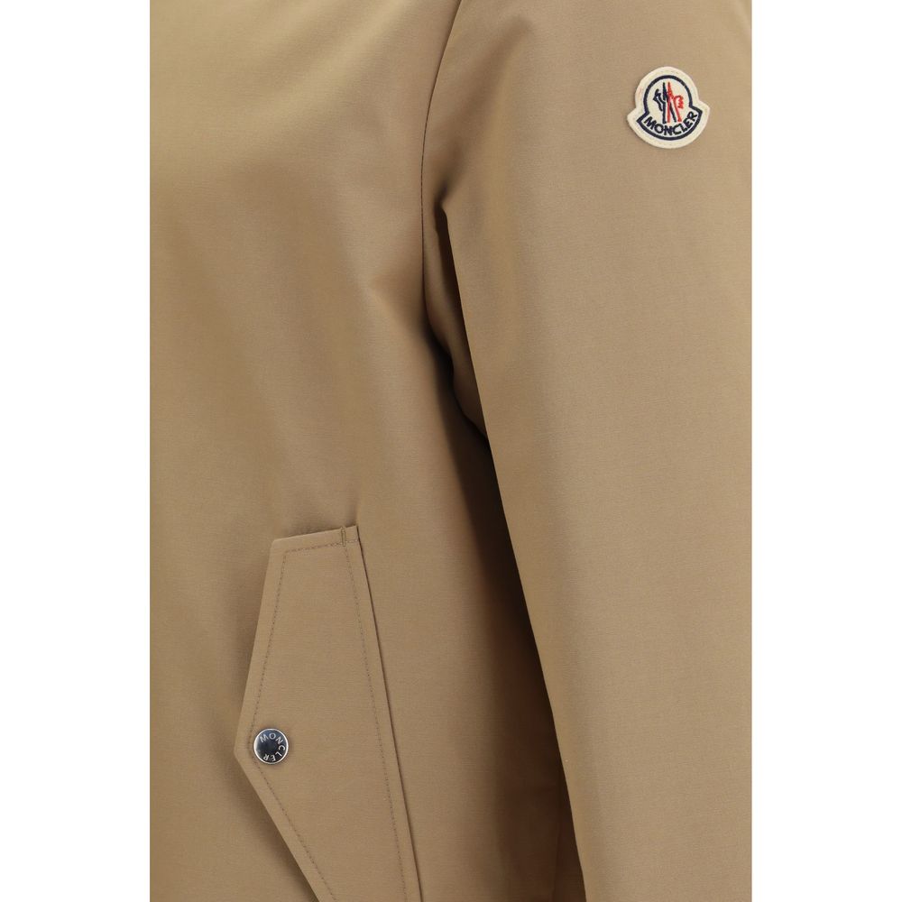 Bomber Moncler beige en polyester