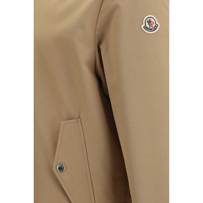 Bomber Moncler beige en polyester