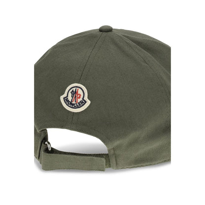 Casquette Moncler bicolore en coton (casquette de baseball)