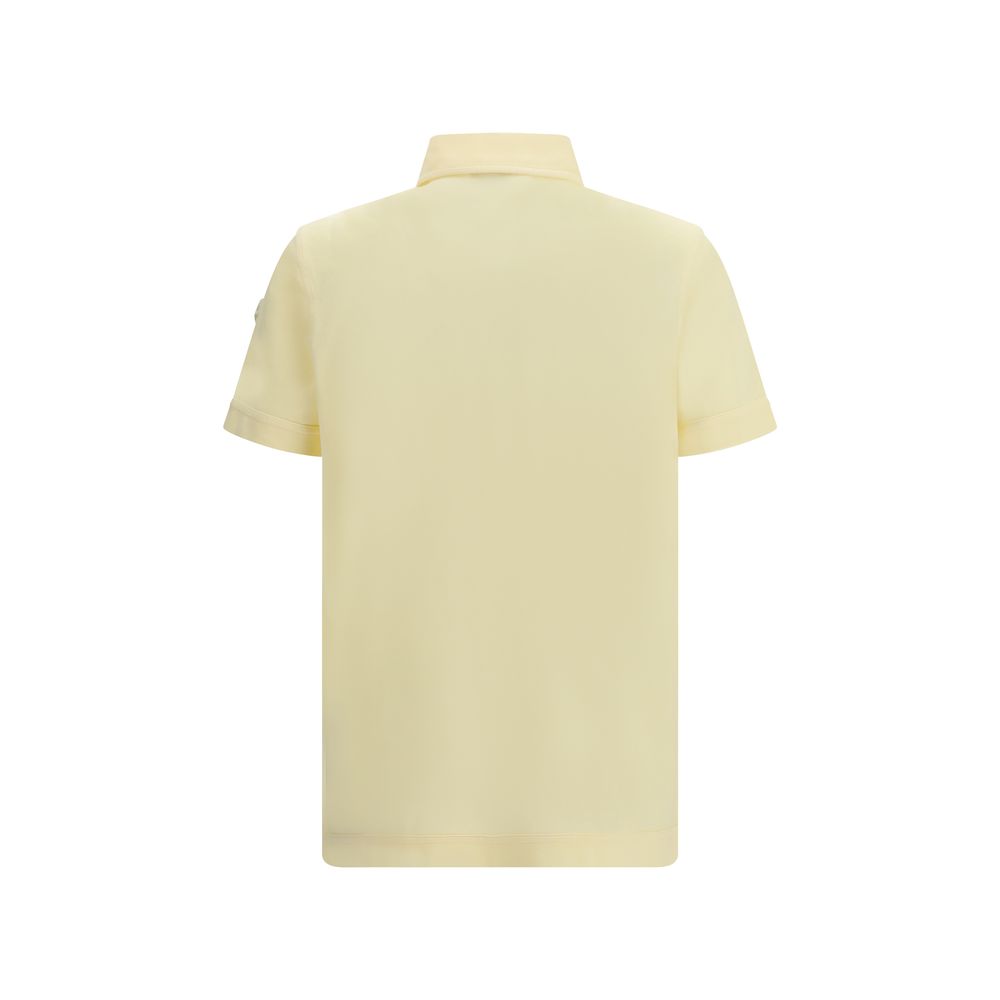 Polo Moncler bicolore en coton