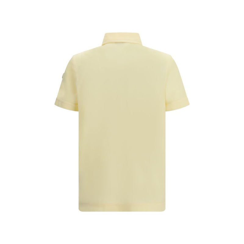 Polo Moncler bicolore en coton