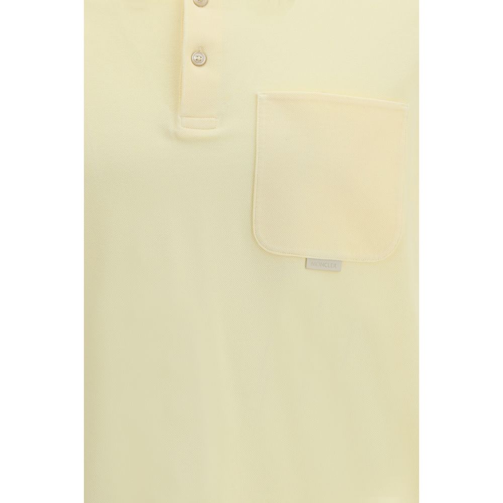 Polo Moncler bicolore en coton