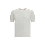 Brunello Cucinelli White Cotton T-Shirt for Men
