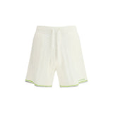 Casablanca White Cotton Bermuda Shorts - Elegant & Comfortable