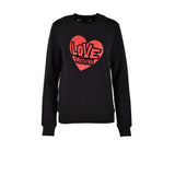 Love Moschino Black Cotton Sweatshirt - Model LOVFELDAAF1ST0709221/01