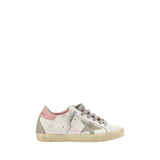 Golden Goose White Calf Leather Bos Taurus Sneakers