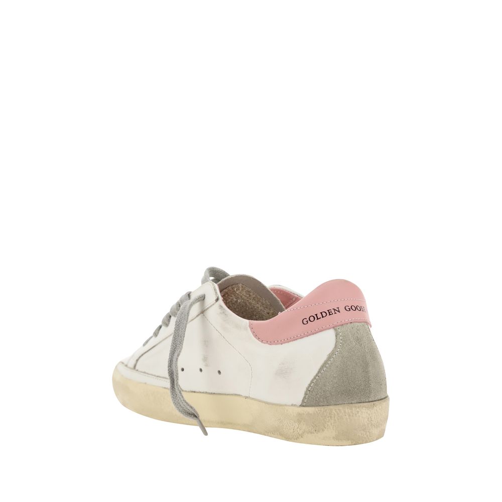 Golden Goose White Calf Leather Bos Taurus Sneakers