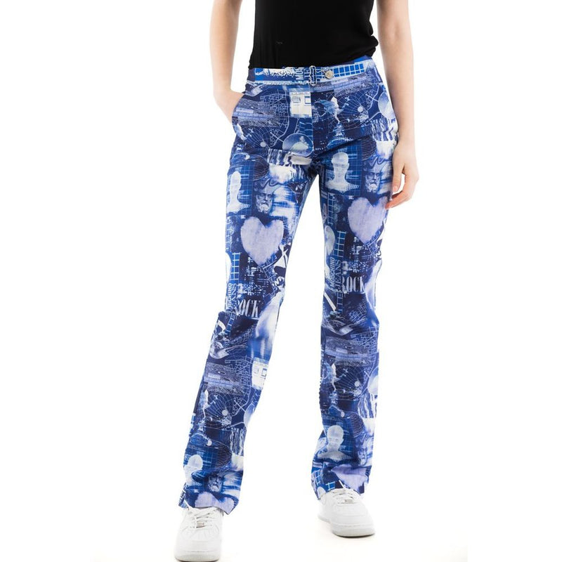 Moschino Multicolor Cotton Casual Pants for Women