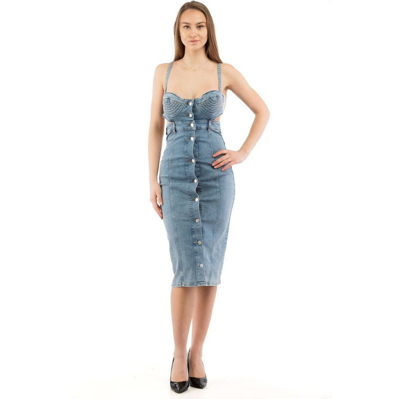 Moschino Multicolor Cotton Casual Dress for Women