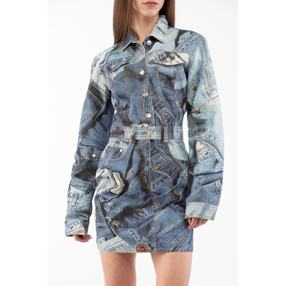 Moschino Multicolor Cotton Casual Dress for Women - Stylish & Comfortable