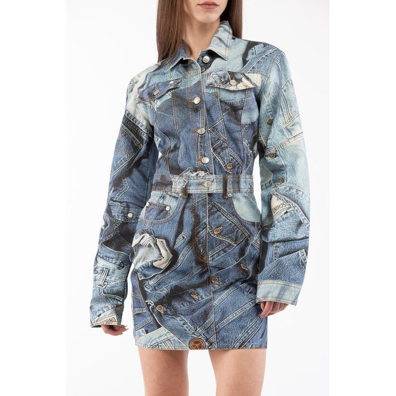 Moschino Multicolor Cotton Casual Dress for Women - Stylish & Comfortable