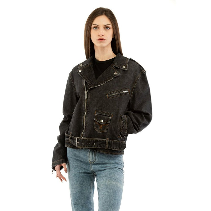 Moschino Multicolor Cotton Denim Jacket for Women